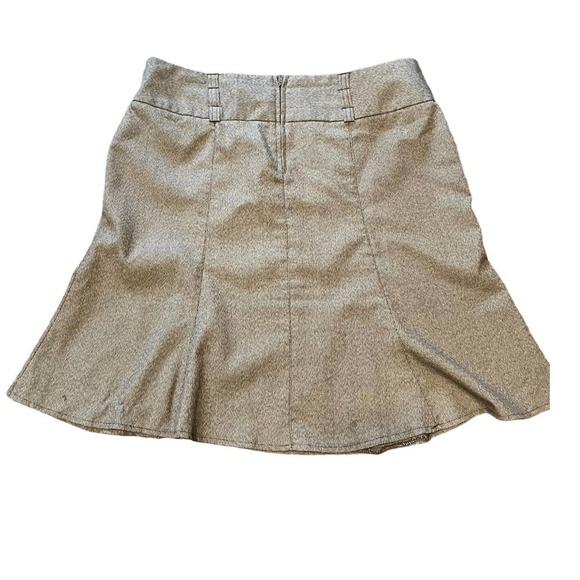 Maurices Brown Rayon Blend A-Line Skirt Sz 9/10 - Picture 2 of 6